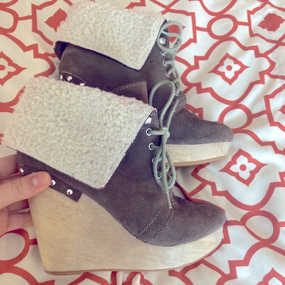 Naughty Monkey Wedged Booties